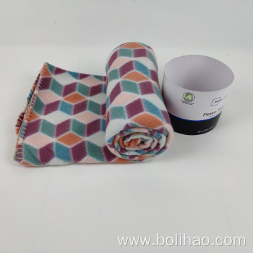 recycle printed polar fleece for blanket